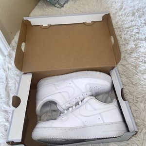 White Air Force ones